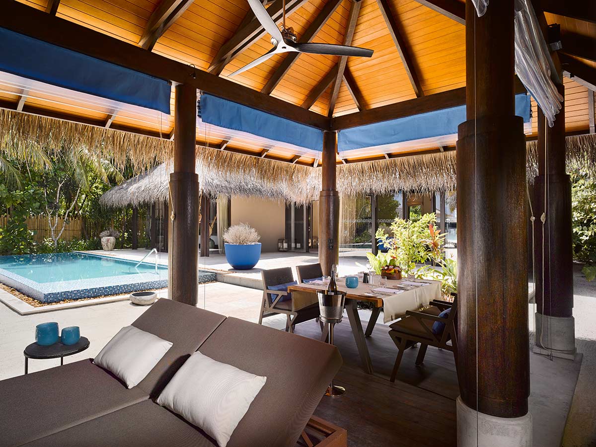 deluxe beach pool villa